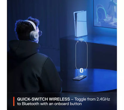 STEELSERIES Arctis Nova 5 Wireless PC Gaming Headset - White