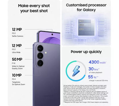SAMSUNG Galaxy S26 - 256 GB, Cobalt Violet