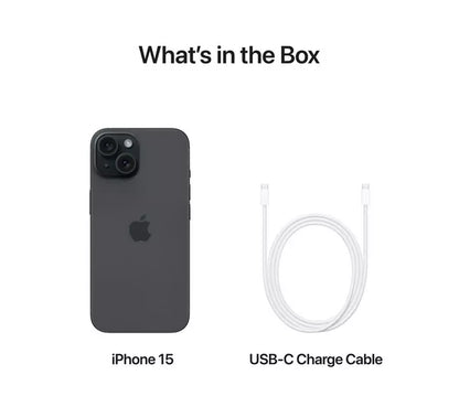 APPLE iPhone 15 - 128 GB, Black