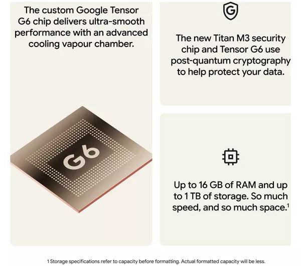 GOOGLE Pixel 11 Pro - 256 GB, Obsidian